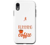 Alimentato da corsa e maratona di caffè Allenamento Palestra Fitness Custodia per iPhone XR