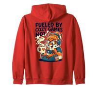Alimentato da Cozy Games Hot Fox Cuffie Felpa con Cappuccio
