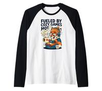 Alimentato da Cozy Games Hot Fox Cuffie Maglia con Maniche Raglan