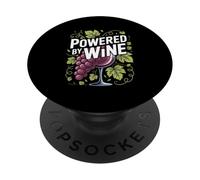 Alimentato da foglie di vetro d'uva da vino PopSockets PopGrip Adesivo