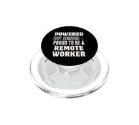 Alimentato da Gesù Orgoglioso di essere cristiano lavoratore remoto PopSockets PopGrip per MagSafe