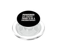 Alimentato da Gesù Orgoglioso di essere un cristiano flebotomista PopSockets PopGrip per MagSafe