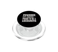 Alimentato da Gesù Orgoglioso di essere un fabbro cristiano PopSockets PopGrip per MagSafe