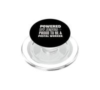 Alimentato da Gesù Orgoglioso di essere un operatore postale cristiano PopSockets PopGrip per MagSafe