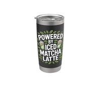 Alimentato da Iced Matcha Latte Delight Bicchiere termico in acciaio inox doppia parete