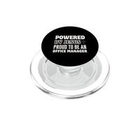 Alimentato da Jesus Orgoglioso di essere il responsabile dell"ufficio Christian PopSockets PopGrip per MagSafe