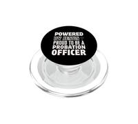 Alimentato da Jesus Orgoglioso di essere l'ufficiale di libertà vigilata Christian PopSockets PopGrip per MagSafe