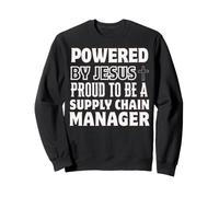 Alimentato da Jesus Proud per Essere Il Supply Chain Manager Christian Felpa