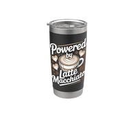 Alimentato da Latte Macchiato Bicchiere termico in acciaio inox doppia parete