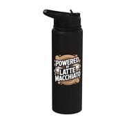 Alimentato da Latte Macchiato Coffee Time Stainless Steel Insulated Water Bottle