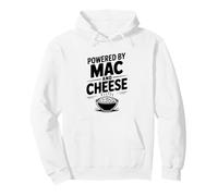 Alimentato da Mac And Cheese Funny Foodie Humor Felpa con Cappuccio