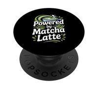 Alimentato da Matcha Latte Enthusiast Energy PopSockets PopGrip Adesivo