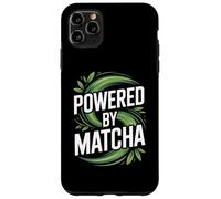 Alimentato da Matcha Leaf Swirl Energy Custodia per iPhone 11 Pro Max