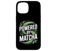 Alimentato da Matcha Leaf Swirl Energy Custodia per iPhone 15