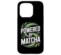 Alimentato da Matcha Leaf Swirl Energy Custodia per iPhone 15 Pro