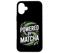 Alimentato da Matcha Leaf Swirl Energy Custodia per iPhone 16 Plus