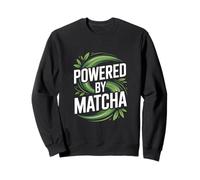 Alimentato da Matcha Leaf Swirl Energy Felpa
