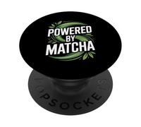 Alimentato da Matcha Leaf Swirl Energy PopSockets PopGrip Adesivo