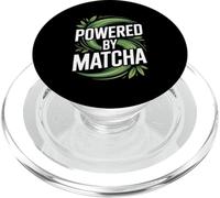 Alimentato da Matcha Leaf Swirl Energy PopSockets PopGrip per MagSafe