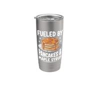 Alimentato da pancakes Uomini Donne Brunch Colazione Pancake Maker Bicchiere termico in acciaio inox doppia parete