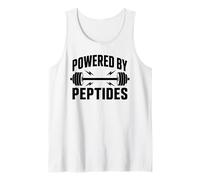 Alimentato da Peptidi Stack Fitness Biohacker Gym Science Bro Canotta