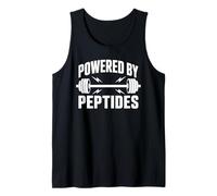 Alimentato da Peptidi Stack Fitness Biohacker Gym Science Bro Canotta