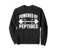 Alimentato da Peptidi Stack Fitness Biohacker Gym Science Bro Felpa