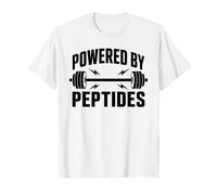 Alimentato da Peptidi Stack Fitness Biohacker Gym Science Bro Maglietta