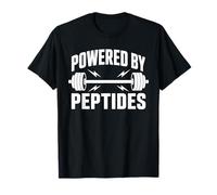 Alimentato da Peptidi Stack Fitness Biohacker Gym Science Bro Maglietta