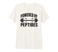 Alimentato da Peptidi Stack Fitness Biohacker Gym Science Bro Maglietta Premium