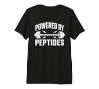 Alimentato da Peptidi Stack Fitness Biohacker Gym Science Bro Maglietta Premium