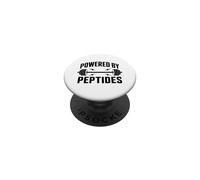 Alimentato da Peptidi Stack Fitness Biohacker Gym Science Bro PopSockets PopGrip Adesivo
