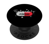 Alimentato da Placebo Funny Science Humor PopSockets PopGrip Adesivo