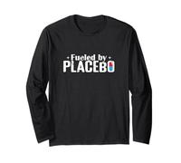 Alimentato da Placebo Science Humor Maglia a Manica
