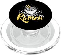 Alimentato da Ramen: zuppa giapponese, tagliatelle asiatiche, ciotola di noodle PopSockets PopGrip per MagSafe
