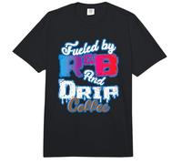 Alimentato da Rnb e Drip Coffee Comfort Colors Adult Heavyweight T-Shirt