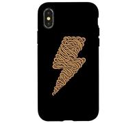 Alimentato da Spaghetti Pasta Cucina Italiana Carboidrati Divertente Custodia per iPhone X/XS