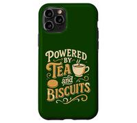 Alimentato da Tè e Biscotti Design Retro Divertente Custodia per iPhone 11 Pro