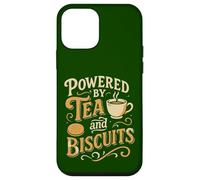 Alimentato da Tè e Biscotti Design Retro Divertente Custodia per iPhone 12 mini
