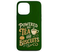 Alimentato da Tè e Biscotti Design Retro Divertente Custodia per iPhone 13 Pro Max