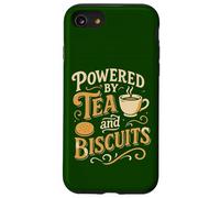 Alimentato da Tè e Biscotti Design Retro Divertente Custodia per iPhone SE (2020) / 7/8