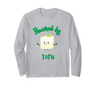 ALIMENTATO DA TOFU Divertente cibo vegetariano TOFU Maglia a Manica