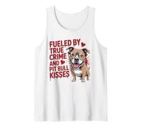 Alimentato da True Crime e Pit Bull Baci Divertente Pittie Canotta