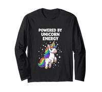 Alimentato da Unicorn Energy Magical Creature Fantasy Maglia a Manica