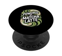 Alimentato dagli amanti dell'energia verde latte matcha PopSockets PopGrip Adesivo