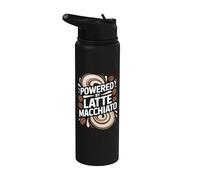 Alimentato dagli appassionati di latte macchiato Stainless Steel Insulated Water Bottle