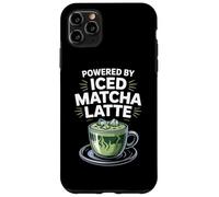 Alimentato dagli appassionati di latte matcha ghiacciato Custodia per iPhone 11 Pro Max