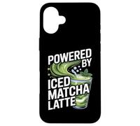 Alimentato dagli appassionati di latte matcha ghiacciato Custodia per iPhone 16 Plus