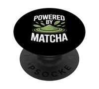 Alimentato dagli appassionati di tè verde Matcha PopSockets PopGrip Adesivo