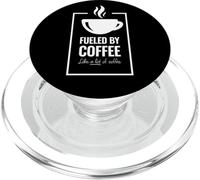 Alimentato dal caffè. Come un sacco di caffè. Design divertente del caffè. PopSockets PopGrip per MagSafe